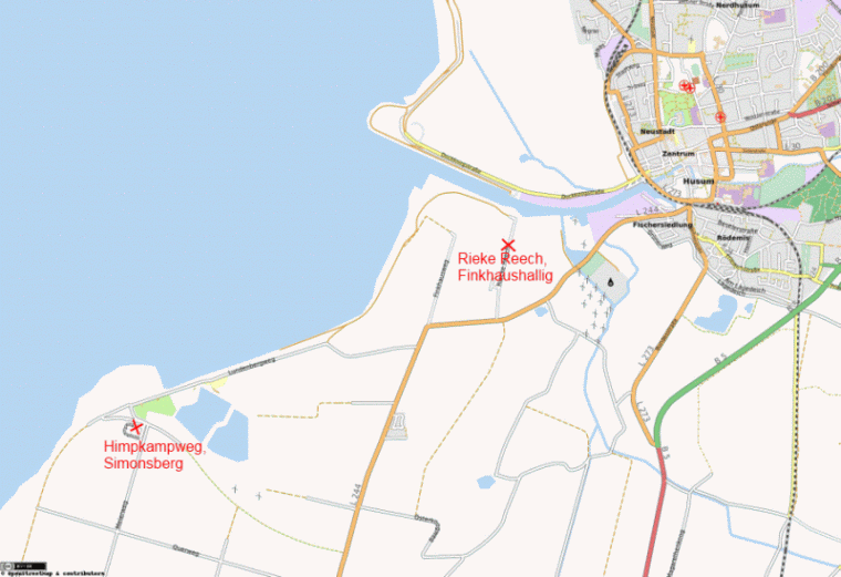 Karte Finkhaushallig und Simonsberg